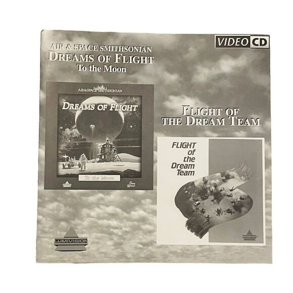 10/25🦋 Air & Space Dreams of Flight to the Moon/Flight of the Dream Team Vid CD - Picture 11 of 16